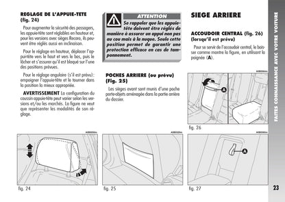 2003-2007 Alfa Romeo 156 Crosswagon Bedienungsanleitung | Französisch