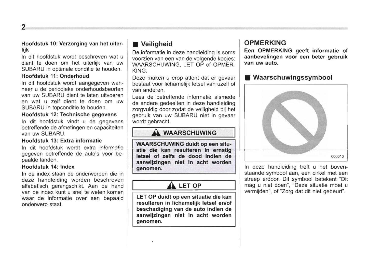 2009-2010 Subaru Forester Gebruikershandleiding | Nederlands