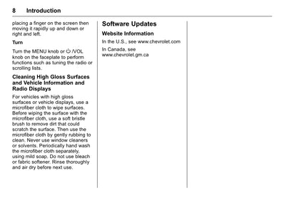 Chevrolet Corvette Infotainment System Owner's Manual 2016