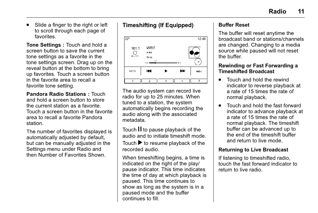 Chevrolet Corvette Infotainment System Owner's Manual 2016