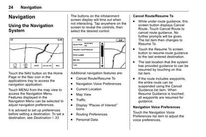 Chevrolet Corvette Infotainment System Owner's Manual 2016