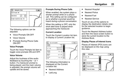 Chevrolet Corvette Infotainment System Owner's Manual 2016