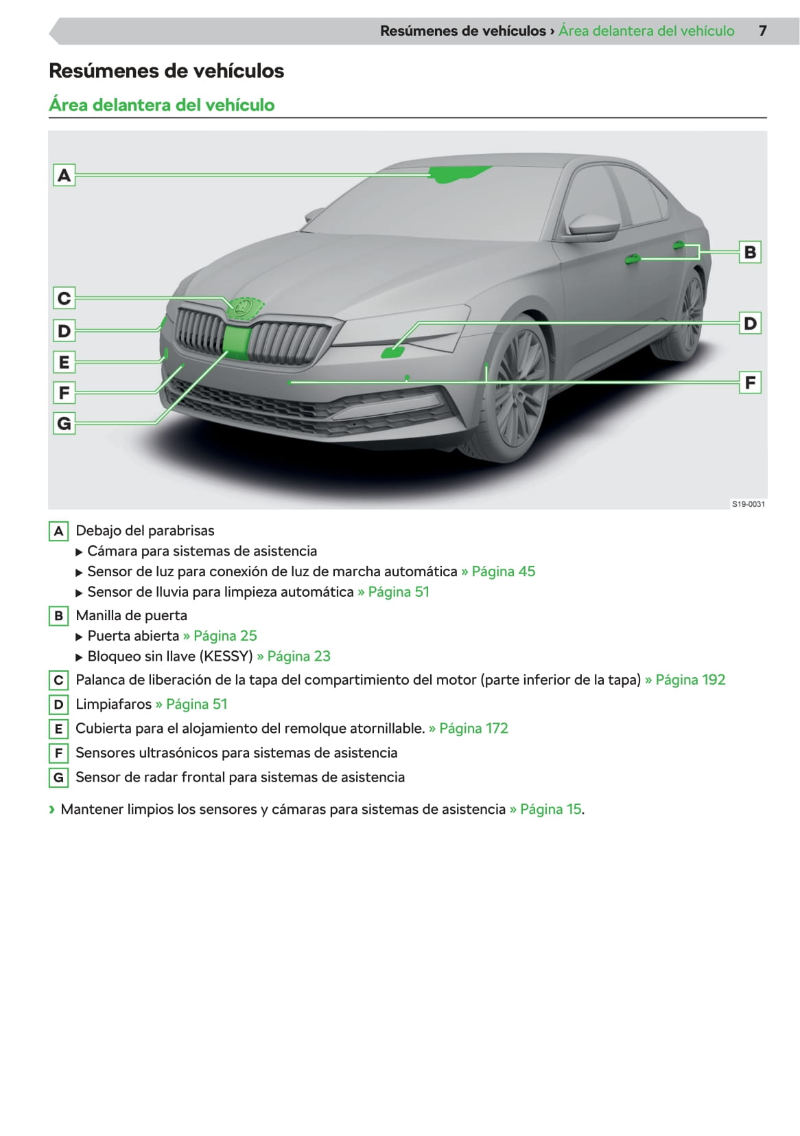 2019-2020 Skoda Superb Gebruikershandleiding | Spaans