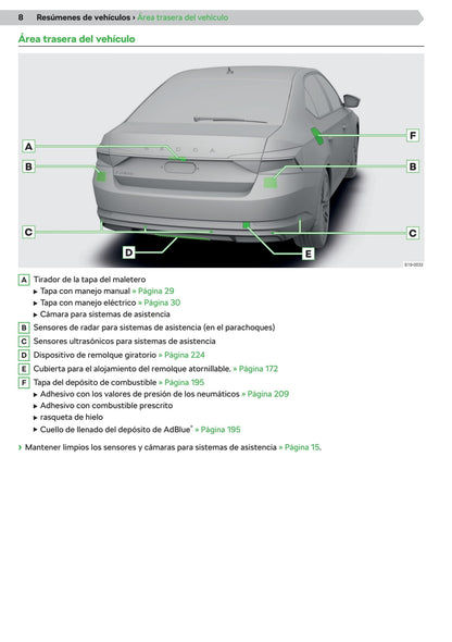 2019-2020 Skoda Superb Gebruikershandleiding | Spaans