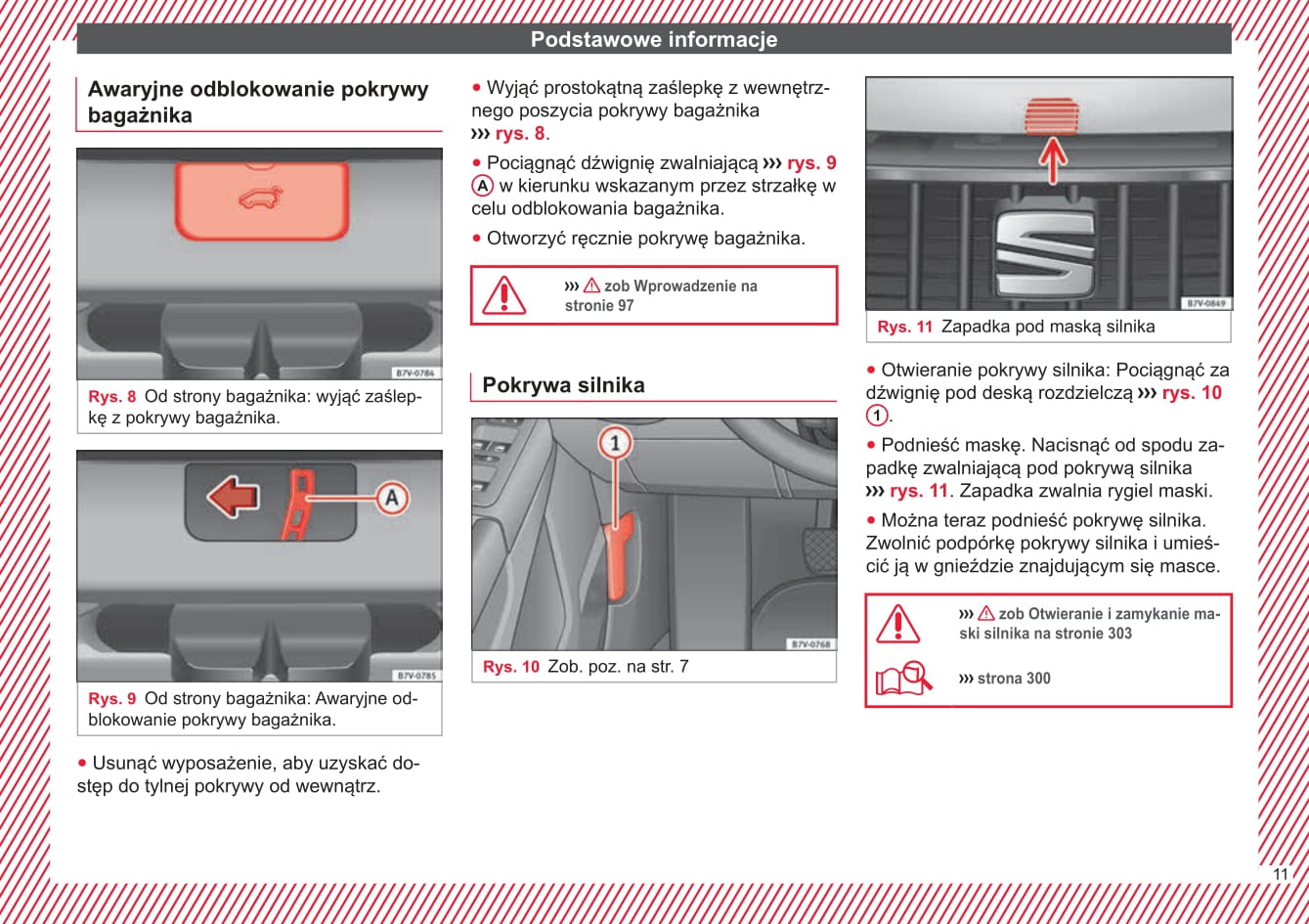 2015-2016 Seat Alhambra Owner's Manual | Polish