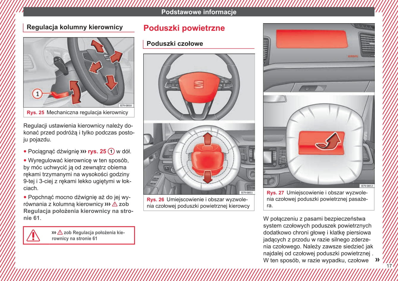 2015-2016 Seat Alhambra Owner's Manual | Polish