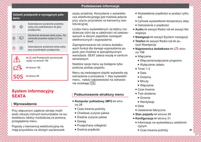 2015-2016 Seat Alhambra Owner's Manual | Polish