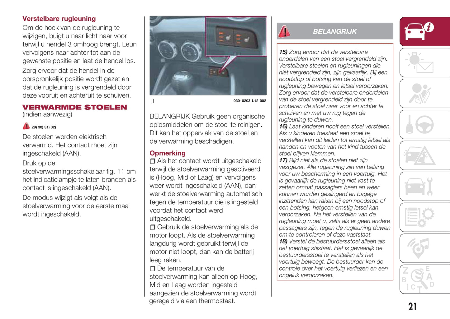 2016-2017 Fiat 124 Spider Gebruikershandleiding | Nederlands