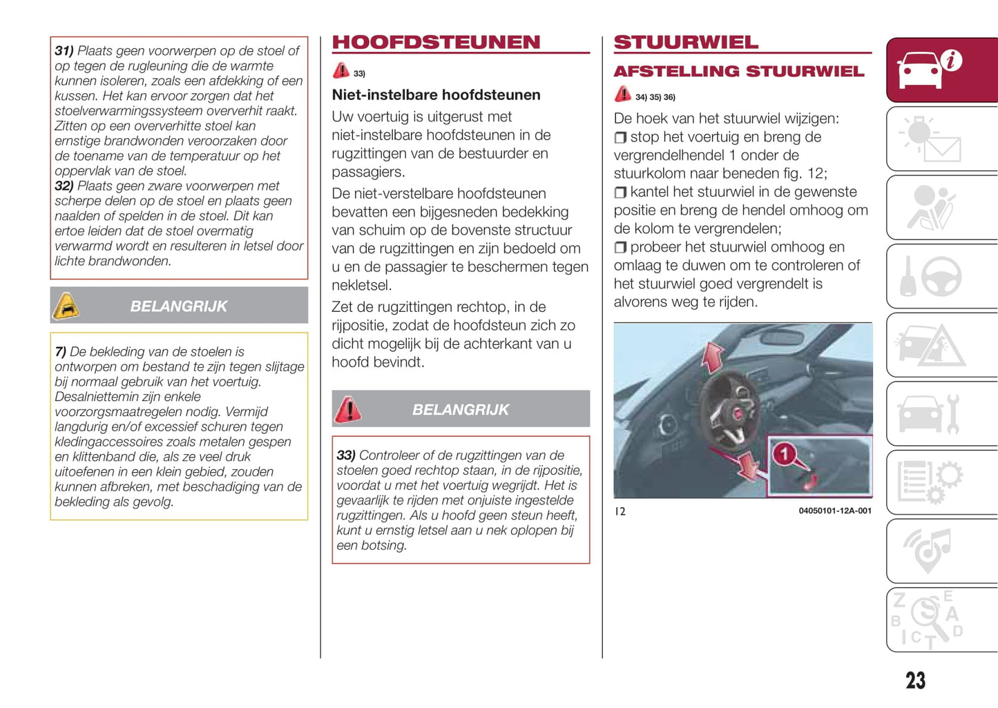 2016-2017 Fiat 124 Spider Gebruikershandleiding | Nederlands