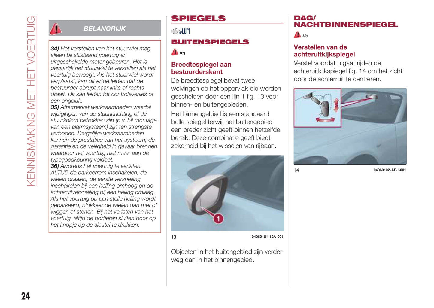 2016-2017 Fiat 124 Spider Gebruikershandleiding | Nederlands