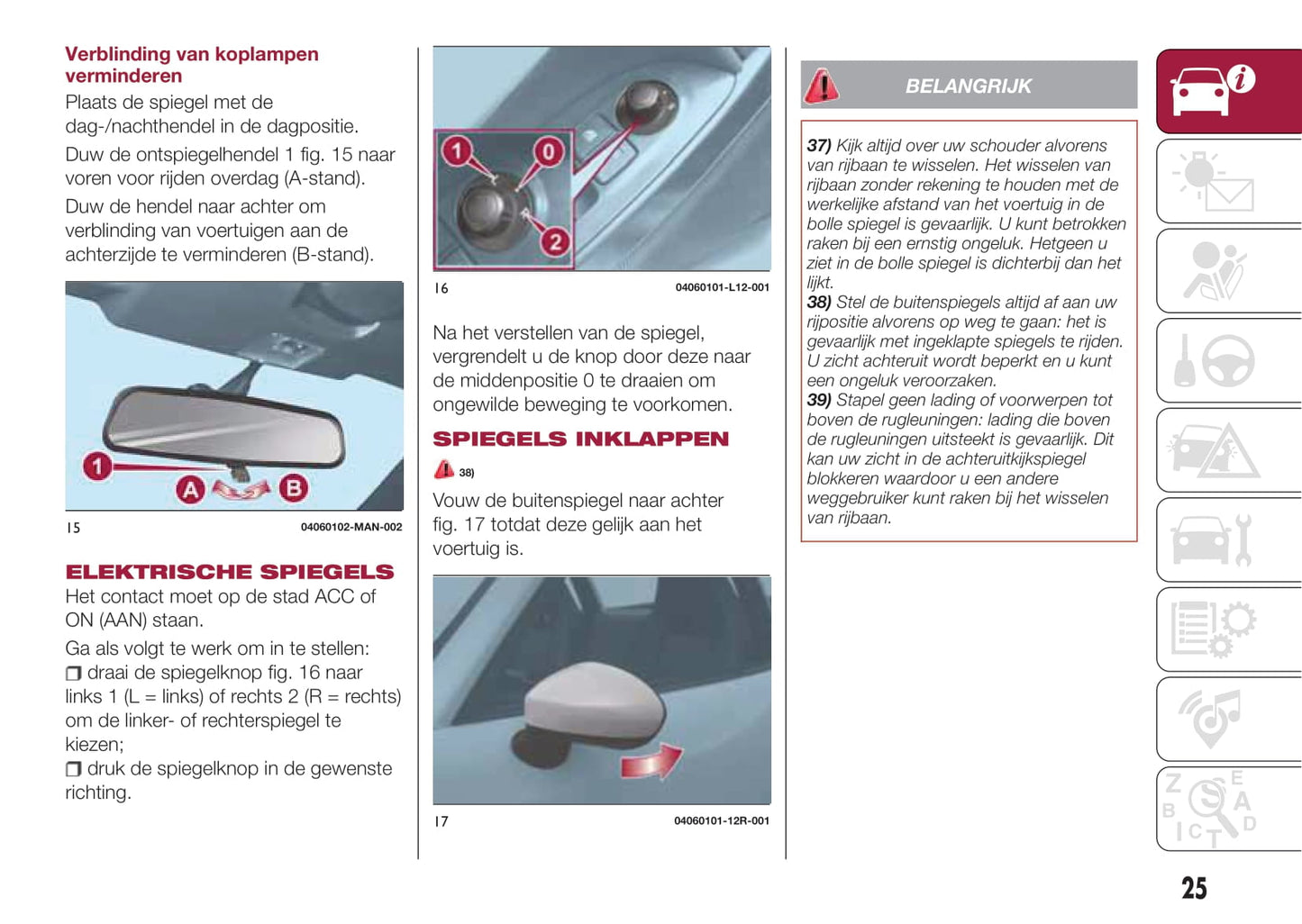 2016-2017 Fiat 124 Spider Gebruikershandleiding | Nederlands