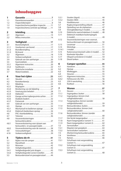 2013 Dethleffs Advantage Owner's Manual | Dutch