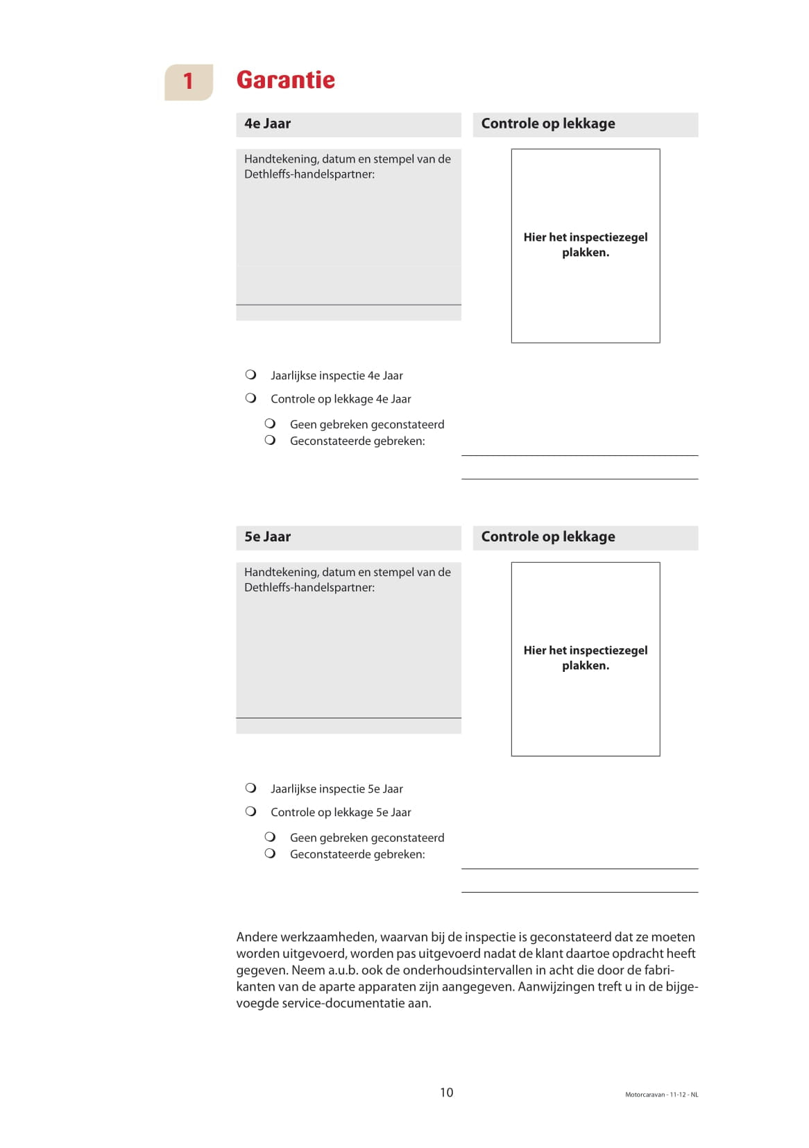 2013 Dethleffs Advantage Owner's Manual | Dutch
