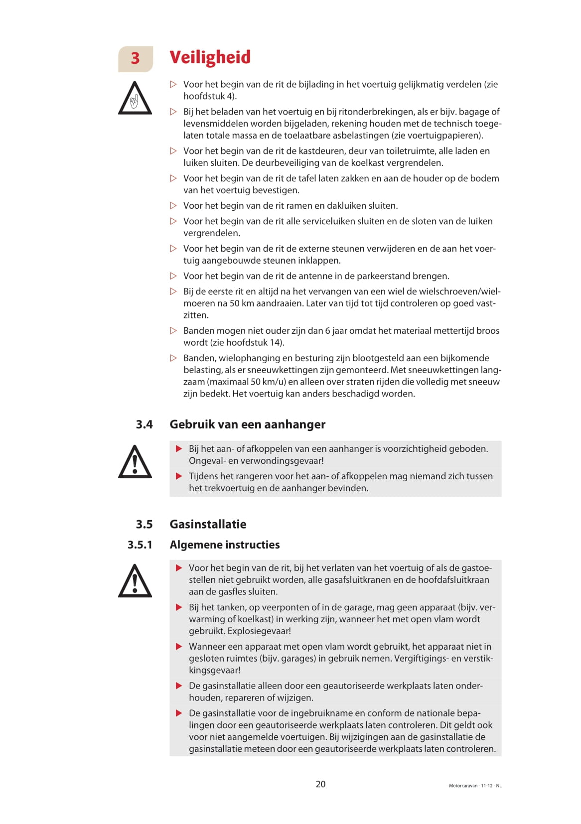 2013 Dethleffs Advantage Owner's Manual | Dutch