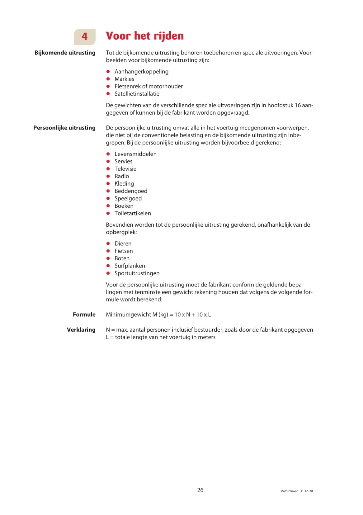 2013 Dethleffs Advantage Owner's Manual | Dutch