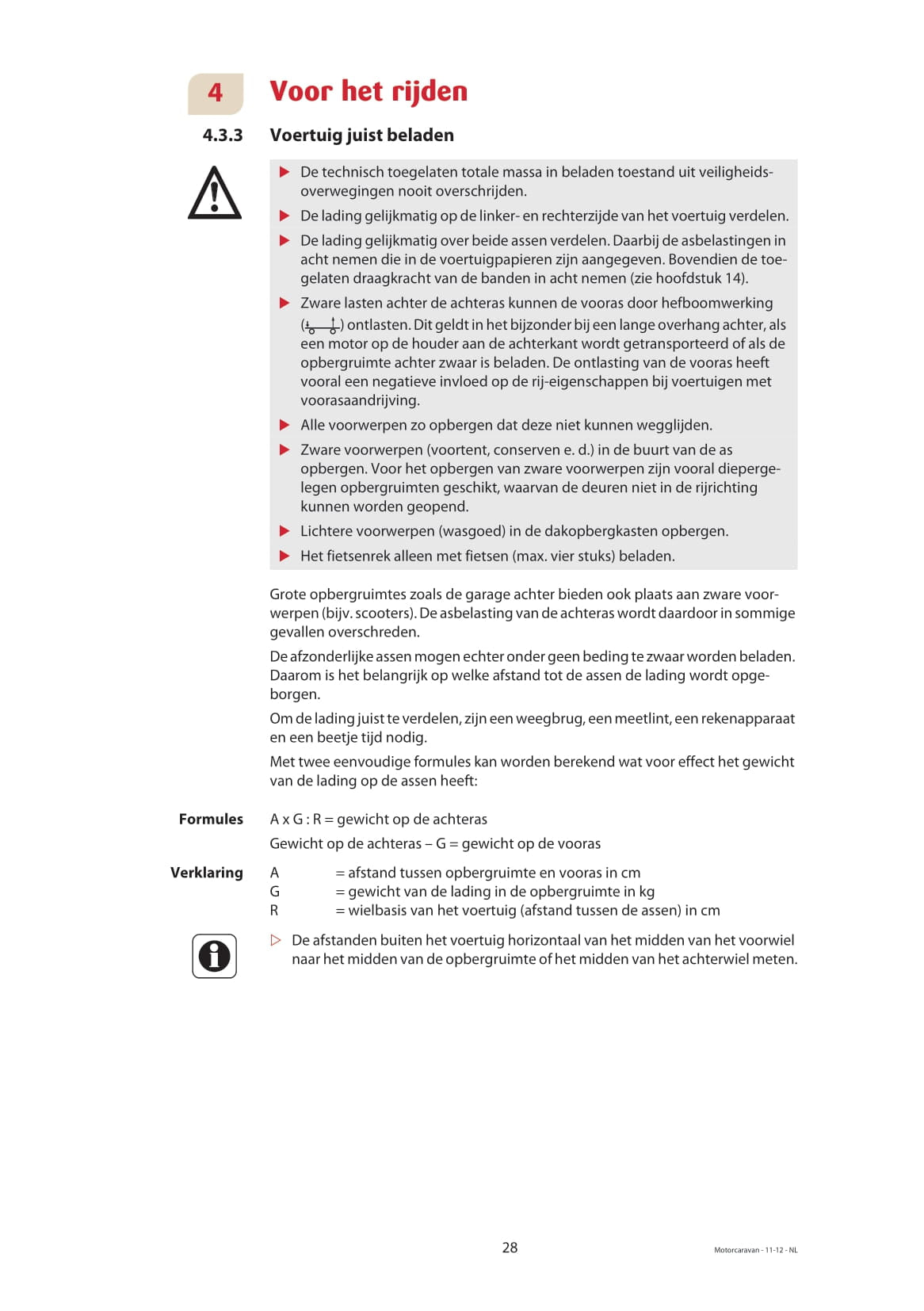 2013 Dethleffs Advantage Owner's Manual | Dutch