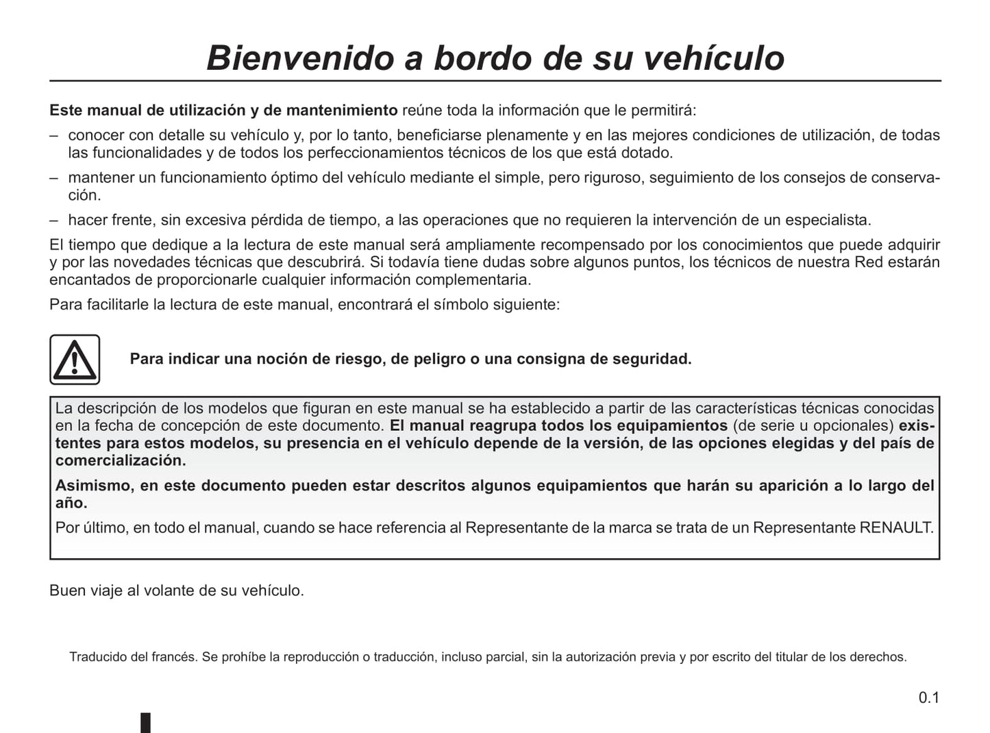 2015-2016 Renault Mégane Coupé Cabriolet/Mégane CC Owner's Manual | Spanish