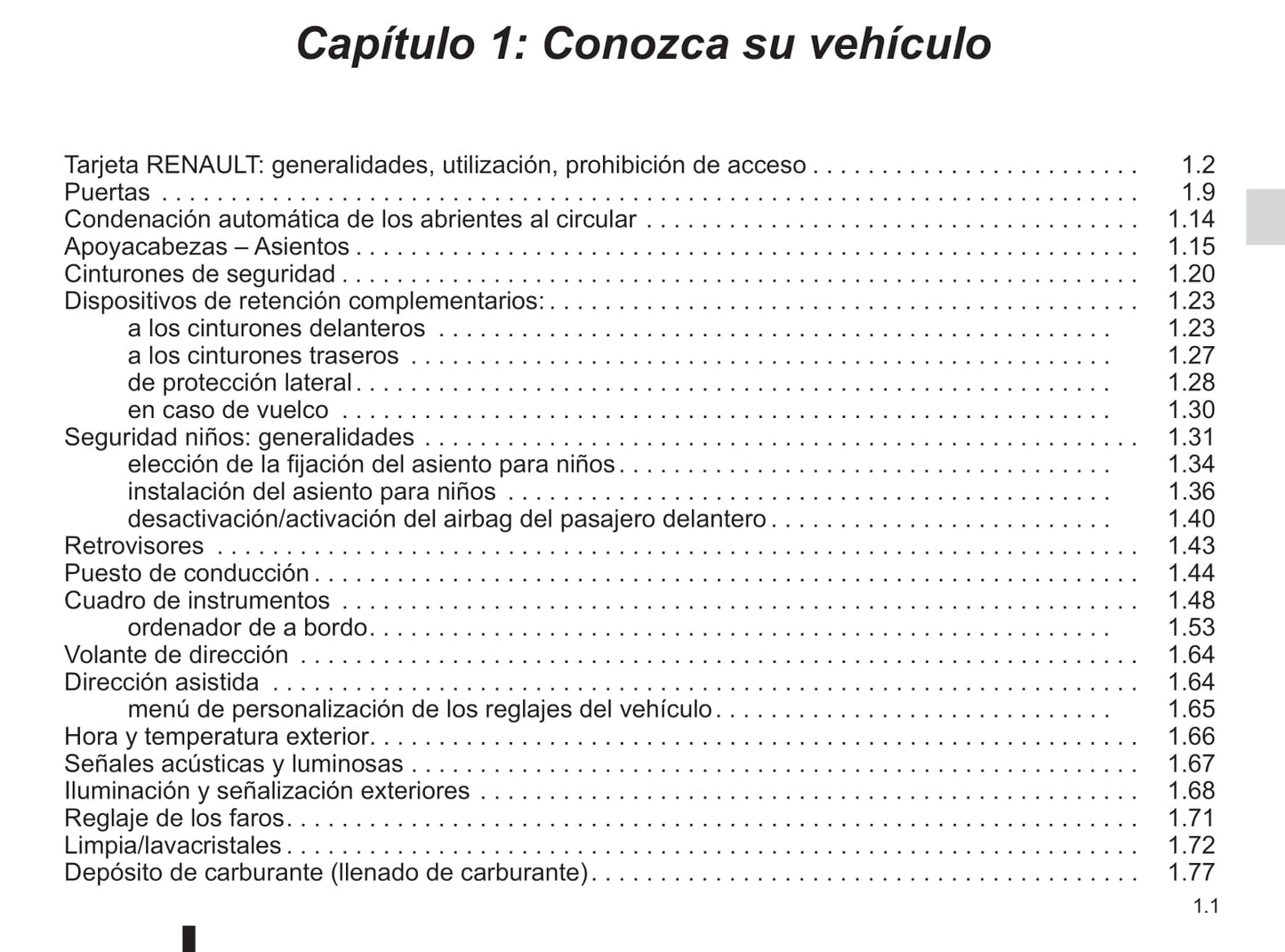 2015-2016 Renault Mégane Coupé Cabriolet/Mégane CC Owner's Manual | Spanish