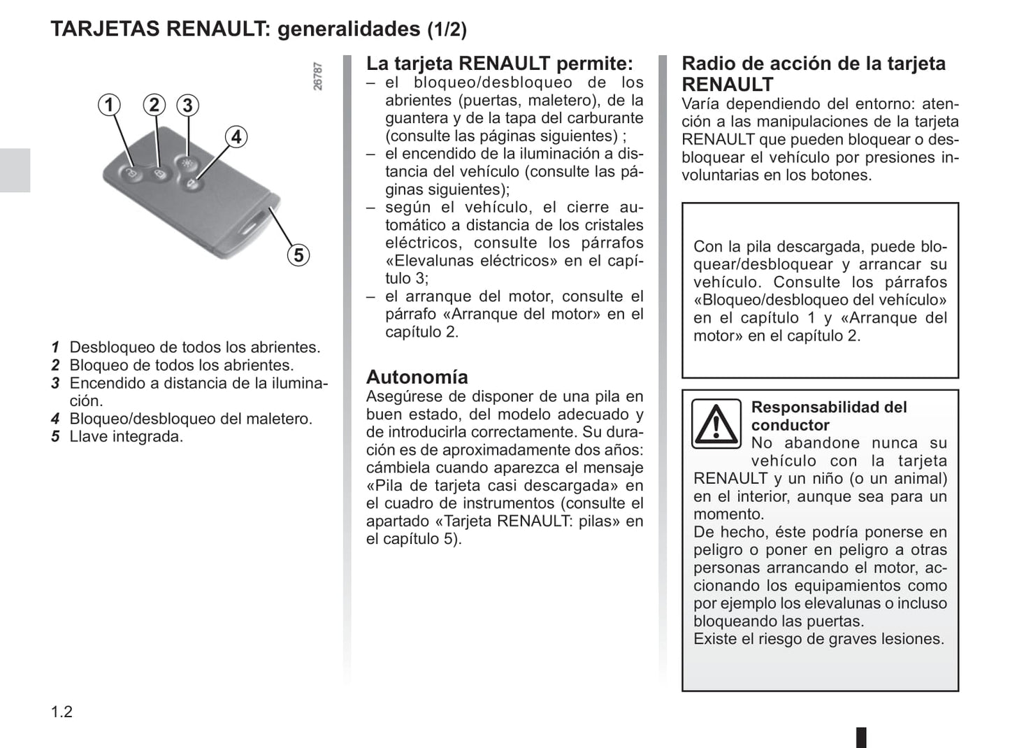 2015-2016 Renault Mégane Coupé Cabriolet/Mégane CC Owner's Manual | Spanish