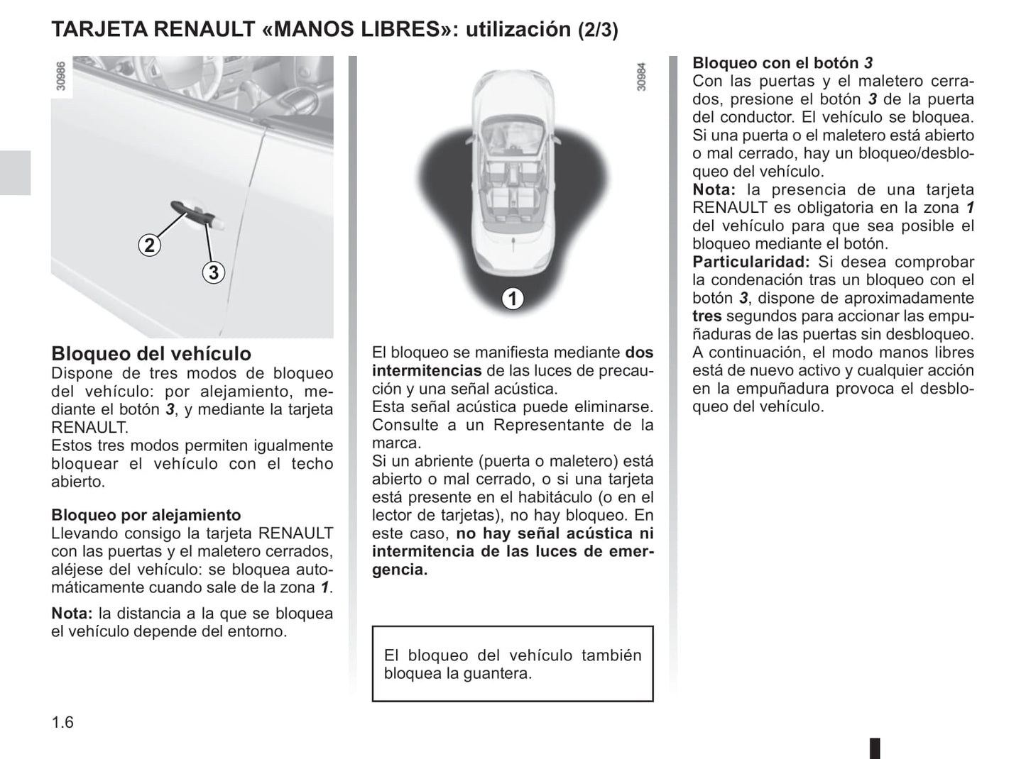 2015-2016 Renault Mégane Coupé Cabriolet/Mégane CC Owner's Manual | Spanish