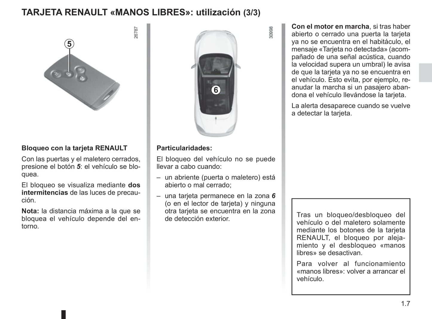 2015-2016 Renault Mégane Coupé Cabriolet/Mégane CC Owner's Manual | Spanish