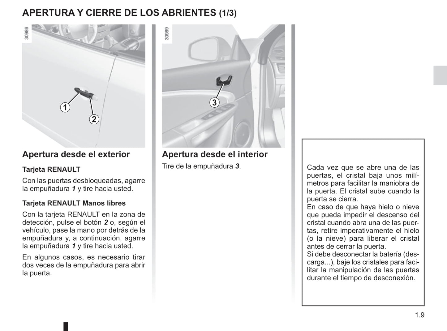 2015-2016 Renault Mégane Coupé Cabriolet/Mégane CC Owner's Manual | Spanish