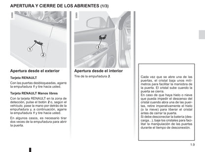 2015-2016 Renault Mégane Coupé Cabriolet/Mégane CC Owner's Manual | Spanish