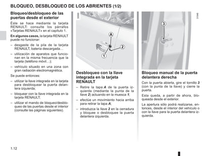 2015-2016 Renault Mégane Coupé Cabriolet/Mégane CC Owner's Manual | Spanish