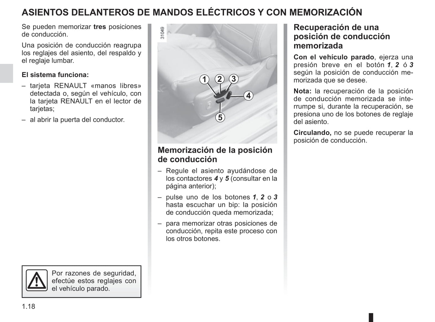 2015-2016 Renault Mégane Coupé Cabriolet/Mégane CC Owner's Manual | Spanish