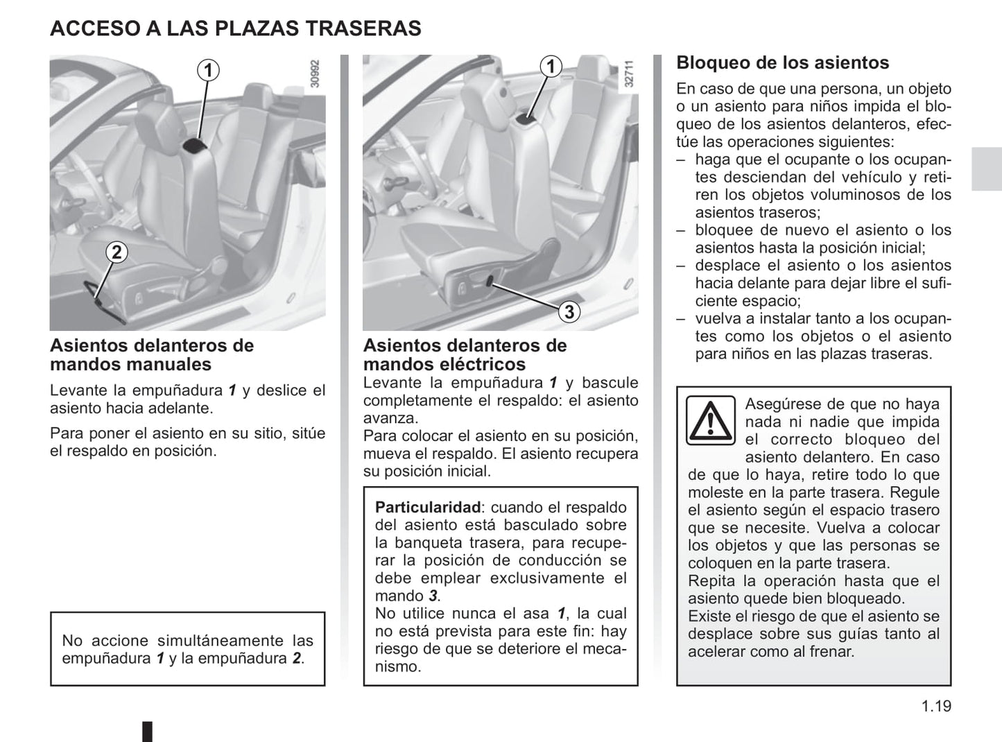 2015-2016 Renault Mégane Coupé Cabriolet/Mégane CC Owner's Manual | Spanish