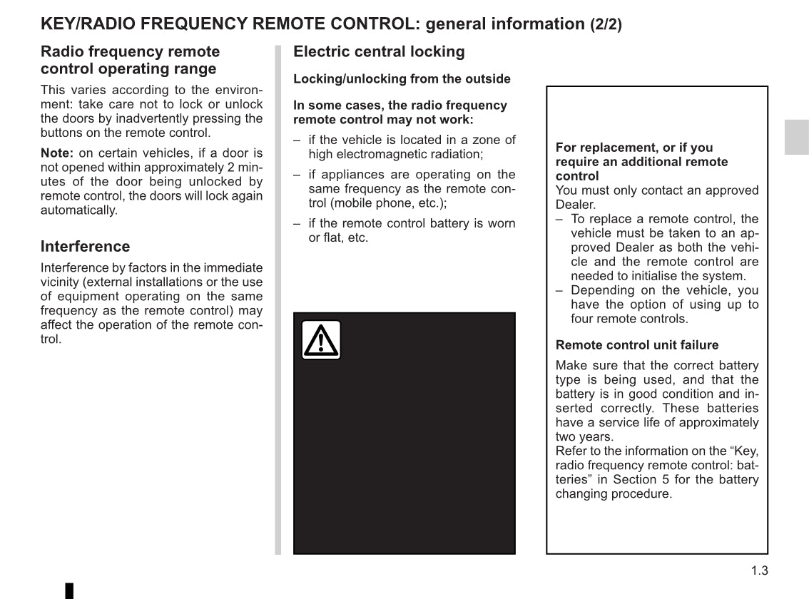 2012-2013 Renault Wind Owner's Manual | English