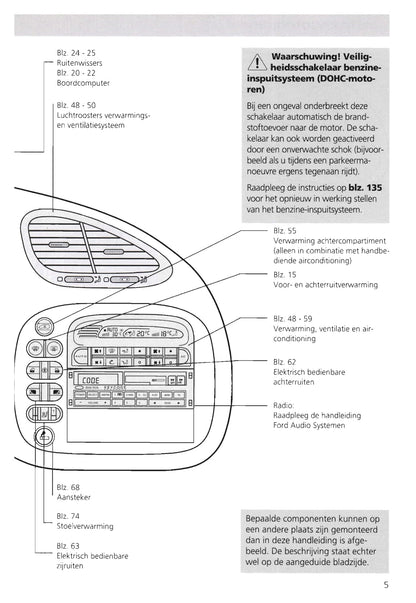 1995-2000 Ford Galaxy Gebruikershandleiding | Nederlands