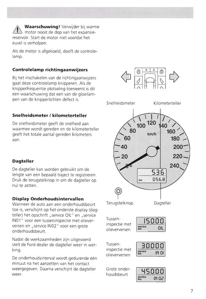 1995-2000 Ford Galaxy Gebruikershandleiding | Nederlands