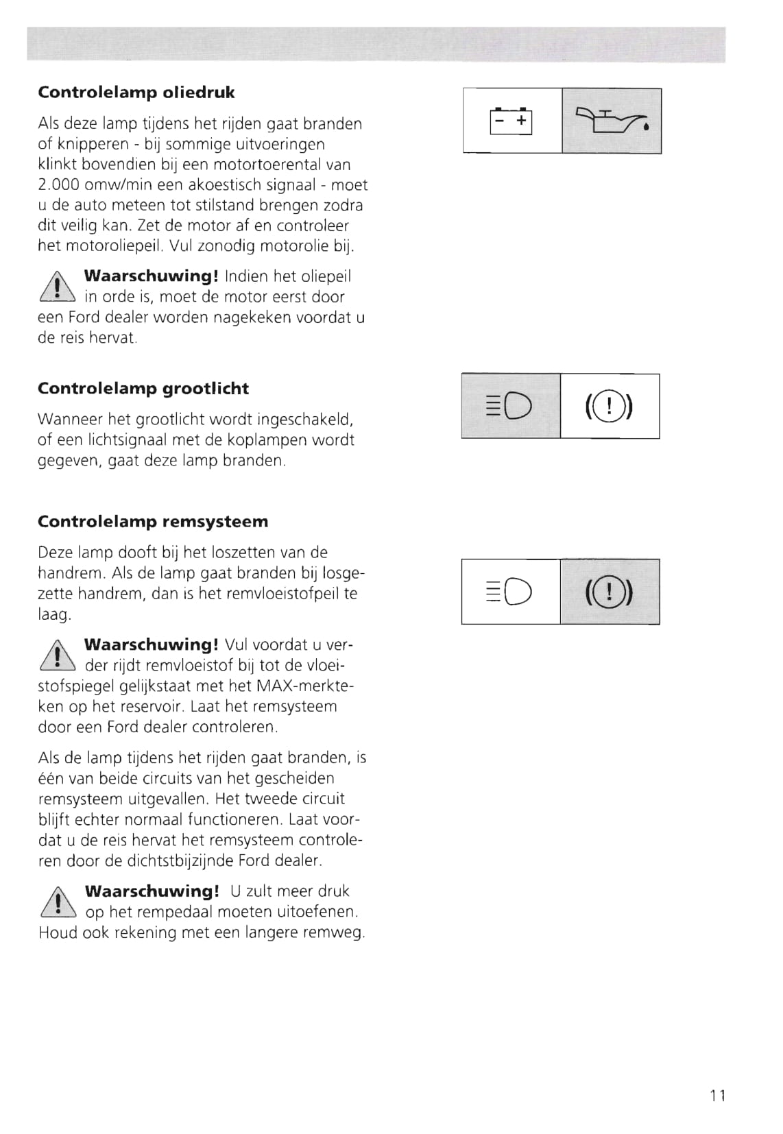 1995-2000 Ford Galaxy Gebruikershandleiding | Nederlands