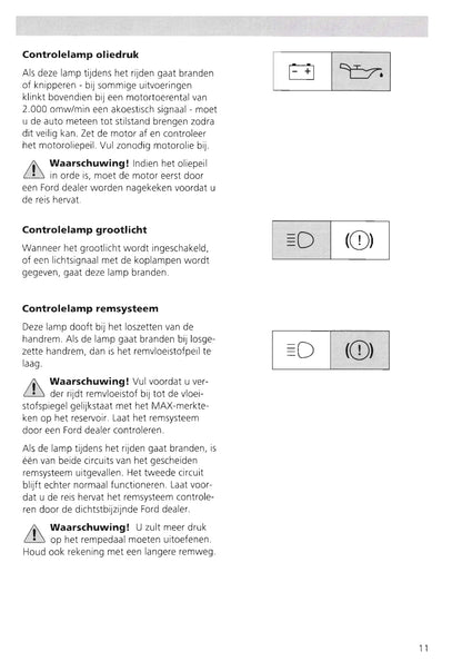 1995-2000 Ford Galaxy Gebruikershandleiding | Nederlands