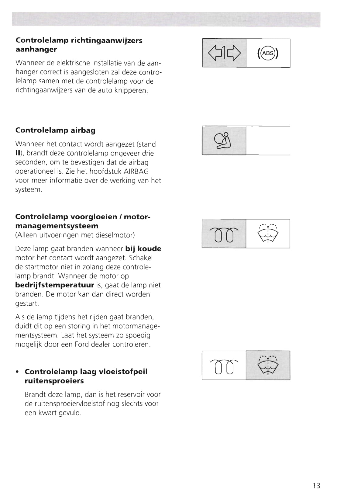 1995-2000 Ford Galaxy Gebruikershandleiding | Nederlands