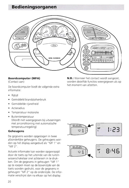 1995-2000 Ford Galaxy Gebruikershandleiding | Nederlands