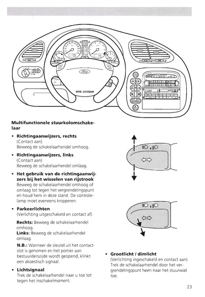 1995-2000 Ford Galaxy Gebruikershandleiding | Nederlands