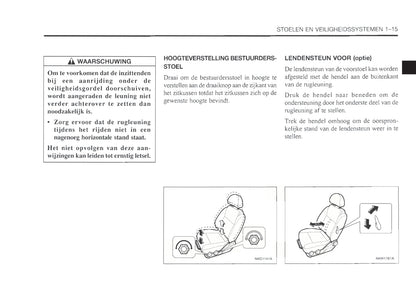 1999-2003 Daewoo Nubira Bedienungsanleitung | Niederländisch