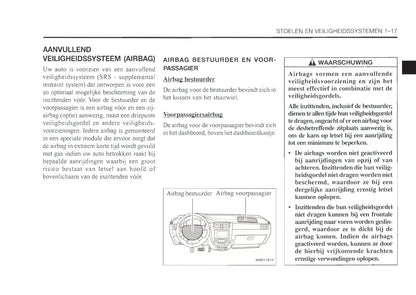 1999-2003 Daewoo Nubira Bedienungsanleitung | Niederländisch