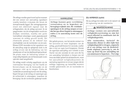 1999-2003 Daewoo Nubira Bedienungsanleitung | Niederländisch