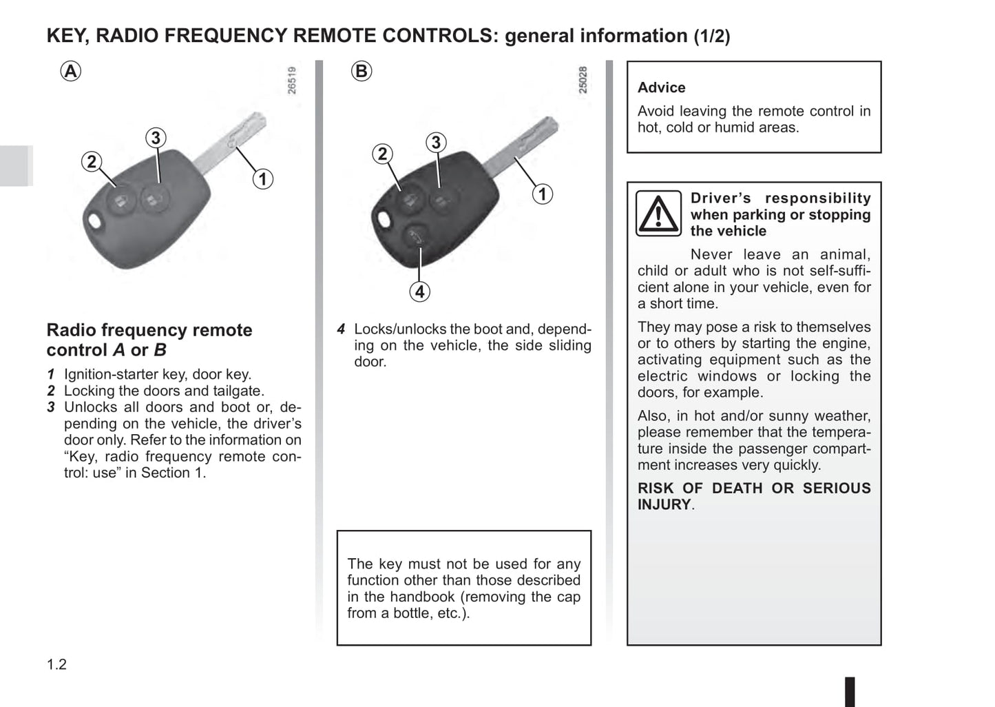 2015-2016 Renault Trafic Owner's Manual | English