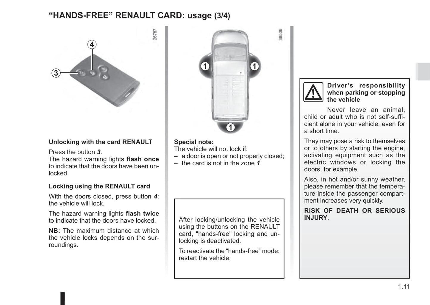 2015-2016 Renault Trafic Owner's Manual | English