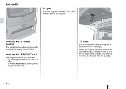 2015-2016 Renault Trafic Owner's Manual | English