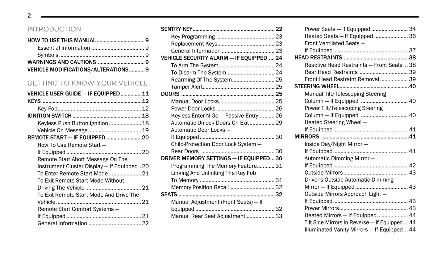 2020 Dodge Charger Owner's Manual | English