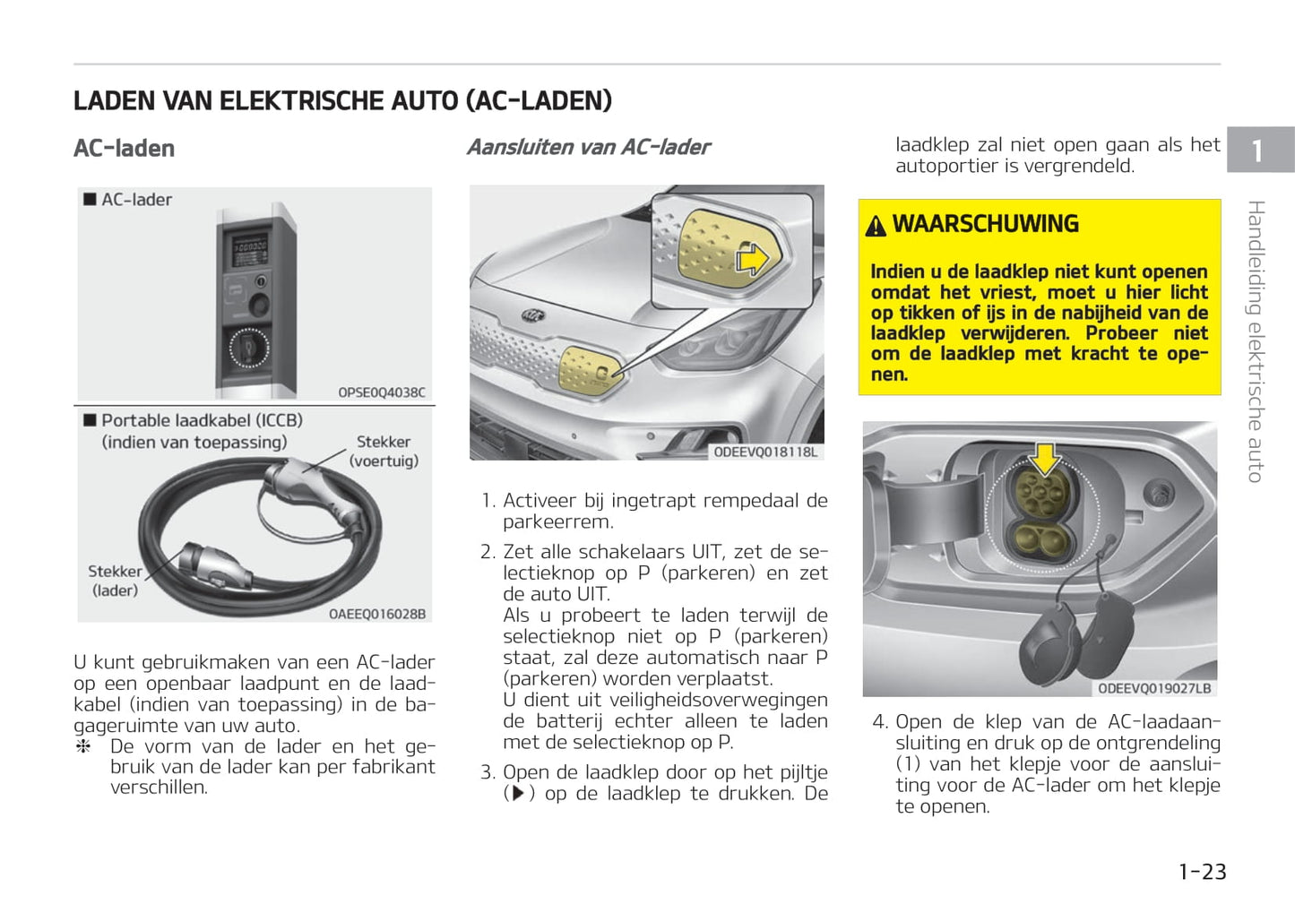 2021-2022 Kia e-Niro Owner's Manual | Dutch