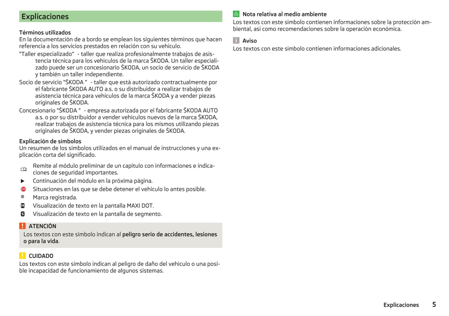 2014-2015 Skoda Roomster Gebruikershandleiding | Spaans