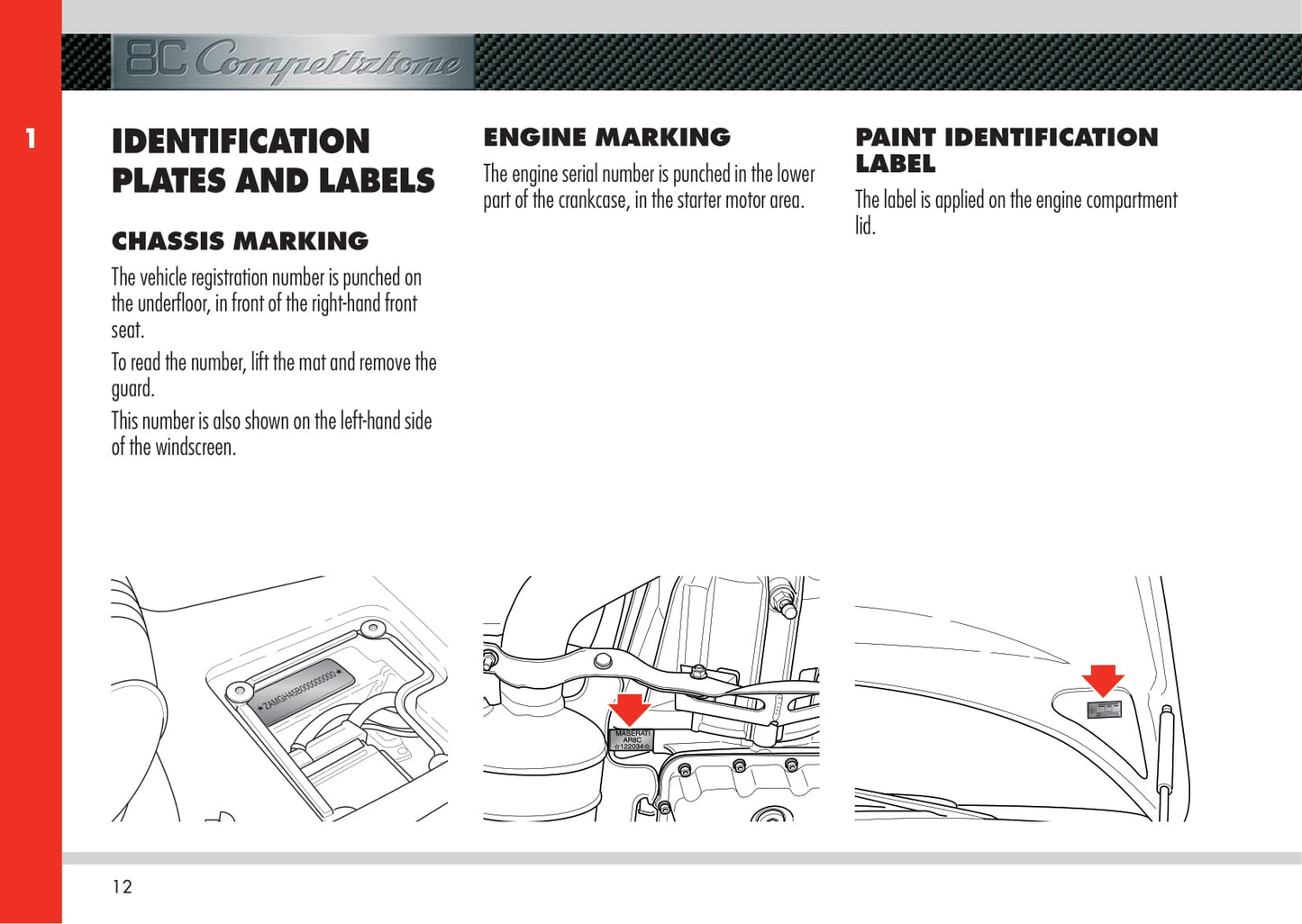 2008 Alfa Romeo 8C Competizione Owner's Manual | English