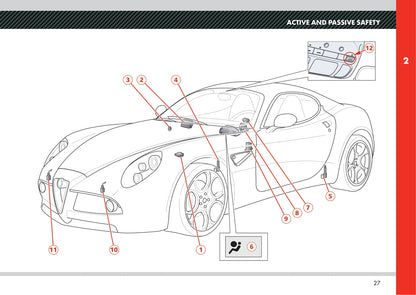 2008 Alfa Romeo 8C Competizione Owner's Manual | English