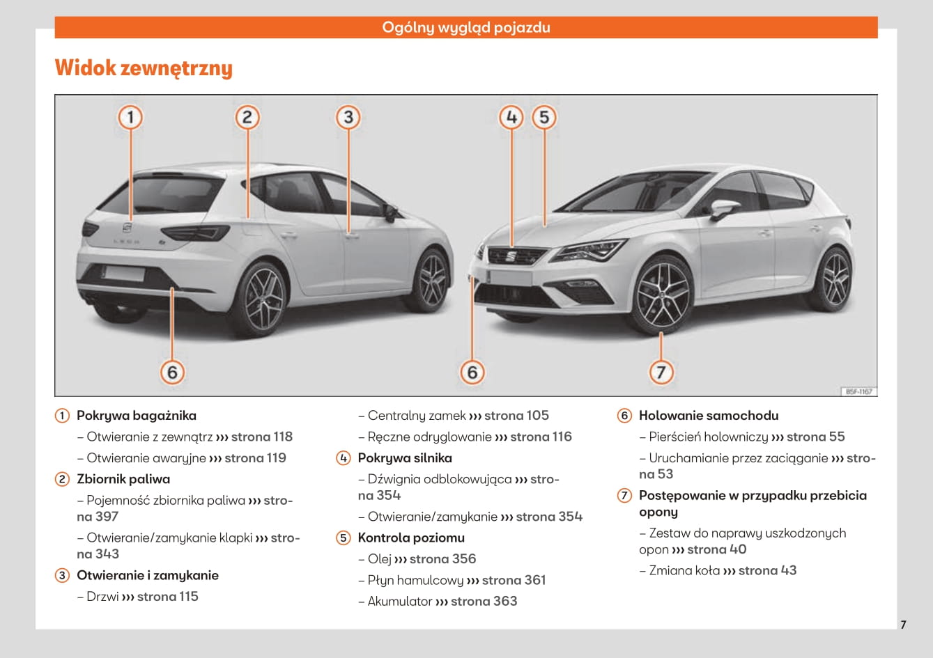 2019-2020 Seat Leon Owner's Manual | Polish